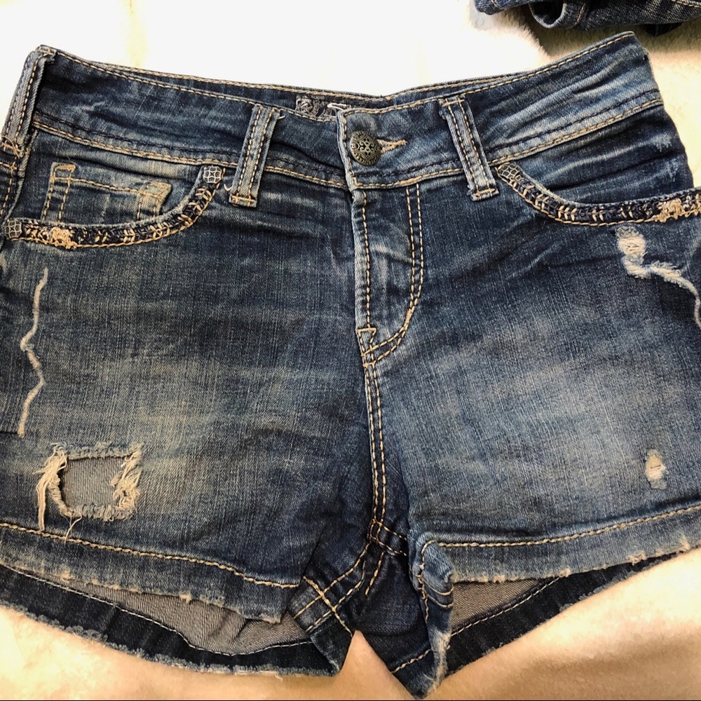 Silver jeans Midi Shorts